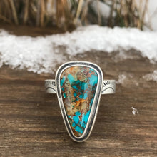 Load image into Gallery viewer, Turquoise Triangle Ring