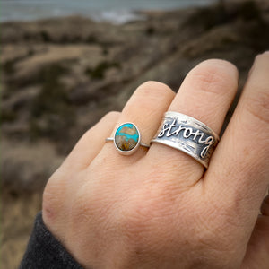 “Be Strong” Ring