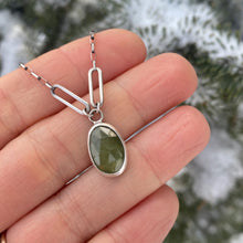 Load image into Gallery viewer, Green Sapphire Necklace