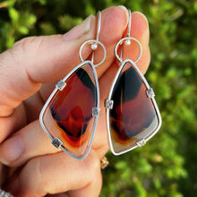 Load image into Gallery viewer, Sunset Agate Earrings