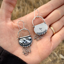 Load image into Gallery viewer, White Buffalo Fringe Earrings