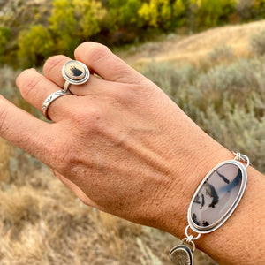 Montana Agate Link Bracelet